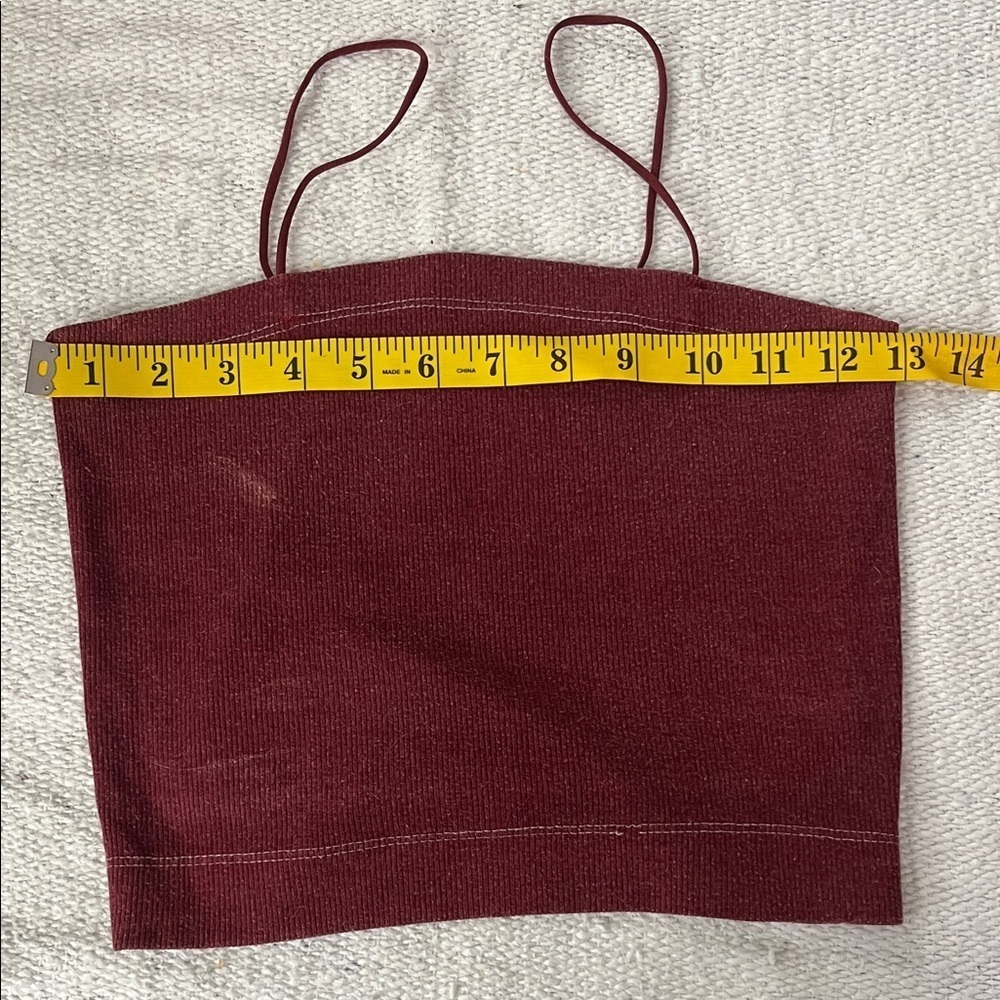 American Eagle Outfitters Maroon Camisole Top(003) - Picture 4 of 4